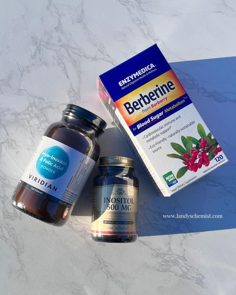 the difference between berberine and inositol