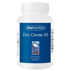 Allergy Research Group Zinc Citrate 50mg Capsules 60