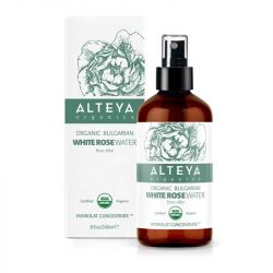 Alteya Organics Bulgarian White Rose Glass Water Spray 240ml