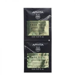 Apivita Green Clay Deep Cleansing Face Mask 2x8ml