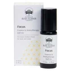 Australian Bush Flowers Focus Essence and Aromatherapy Roll-On 10ml
