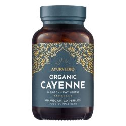 Ayurvediq Wellness Organic Cayenne Capsules 60