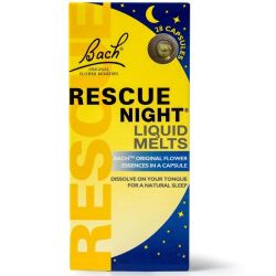 Bach Rescue Night Liquid Melts Capsules 28