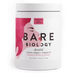 Bare Biology Skinful Marine Collagen Plus Vitamin C Powder 300g