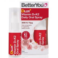 BetterYou DLux Vitamin D3 + K2 Oral Spray 12ml