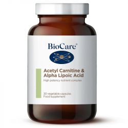 BioCare Acetyl Carnitine & Alpha Lipoic Acid 30 vegetable capsules