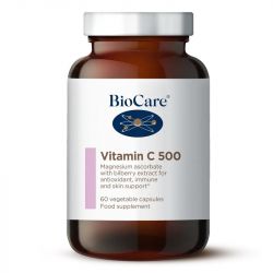 BioCare Vitamin C 500mg Vegicaps 60