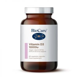Biocare Vitamin D3 1000iu Vegicaps 60