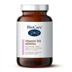 Biocare Vitamin D3 4000iu Vegicaps 30