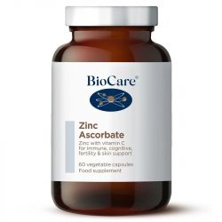 BioCare Zinc Ascorbate Capsules 60