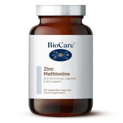 BioCare Zinc Methionine, BioCare OptiZinc Vegicaps 60