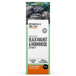 Botanicals For Life Organic Black Walnut & Wormwood Extract 50ml