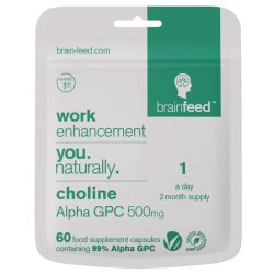 Brain Feed Natural Cognitive Enhancer Capsules 60
