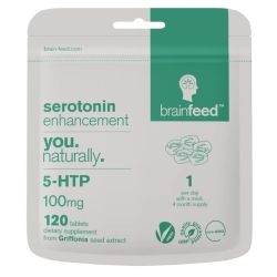Brain Feed Serotonin Enhancement 5-HTP Tablets 120