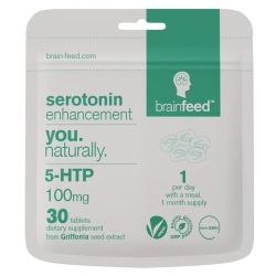 Brain Feed Serotonin Enhancement 5-HTP Tablets 30
