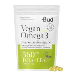 Bud Nutrition Vegan Omega 3 Softgels 60