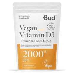 Bud Nutrition Vegan Vitamin D3 Caps 90