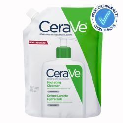 CeraVe Hydrating Cleanser Refill 473ml dermatologist stamp