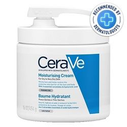 CeraVe Moisturising Cream with Pump 454g Developed by Dermatologists.