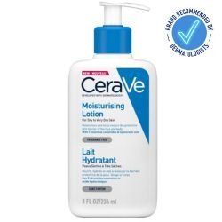 Cerave Moisturising Lotion 236ml is recommended by dermatologists