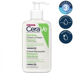 Cerave Hydrating Cream-to-Foam Cleanser 236ml