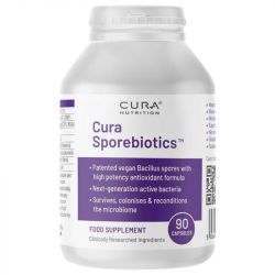 Cura Nutrition Sporebiotics with Antioxidants Capsules 90