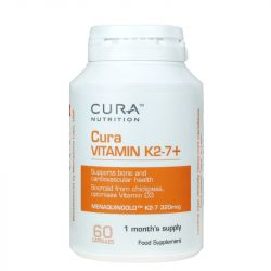 Cura Nutrition Vitamin K2-7+ Capsules 60