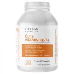 Cura Nutrition Vitamin K2-7+ Capsules 60