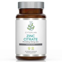 Cytoplan Zinc Citrate (30mg Zinc) Capsules 60