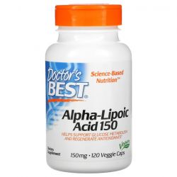 Doctor's Best Alpha Lipoic Acid 150mg Vcaps 120