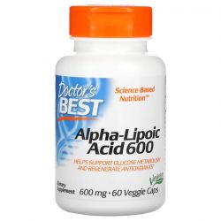 Doctor's Best Alpha Lipoic Acid 600mg Vcaps 60 