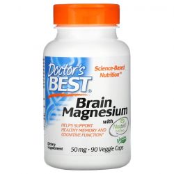 Doctor's Best Brain Magnesium with Magtein 50mg Vcaps 90