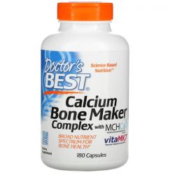 Doctor's Best Calcium Bone Maker Complex with MCHCal Caps 180