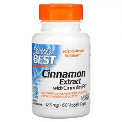 Doctor's Best Cinnamon Extract with CinnulinPF 125mg Vcaps 60