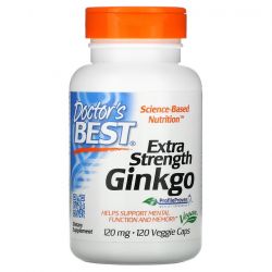 Doctor's Best Extra Strength Ginkgo 120mg Vcaps 120