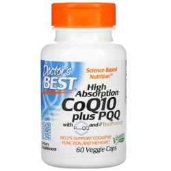 Doctor's Best High Absorption CoQ10 plus PQQ Vcaps 60