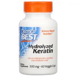 Doctor's Best Hydrolyzed Keratin 500mg Vcaps 60