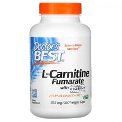 Doctor's Best L-Carnitine Fumarate 855mg Vcaps 180