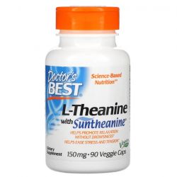 Doctor's Best L-Theanine with Suntheanine 150mg Vcaps 90