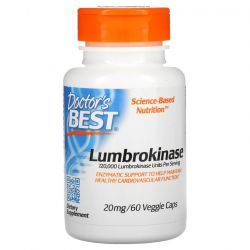 Doctor's Best Lumbrokinase 20mg Vcaps 60