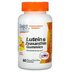 Doctor's Best Lutein & Zeaxanthin Mango Madness Gummies 60