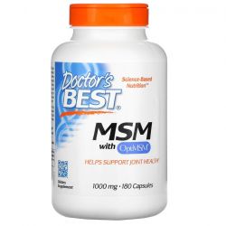 Doctor's Best MSM with OptiMSM 1000mg Caps 180