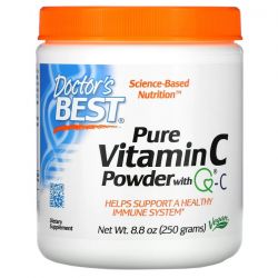 Doctor's Best Pure Vitamin C Powder with Quali-C 250g