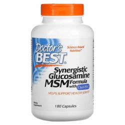 Doctor's Best Synergistic Glucosamine MSM Formula with OptiMSM Caps 180
