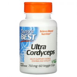 Doctor's Best Ultra Cordyceps 750mg Vcaps 60