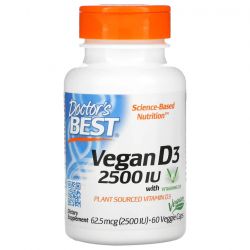 Doctor's Best Vegan D3 2500iu Vcaps 60