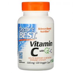 Doctor's Best Vitamin C with Quali-C 500mg Vcaps 120