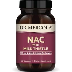 Dr. Mercola NAC with Milk Thistle Capsules 60