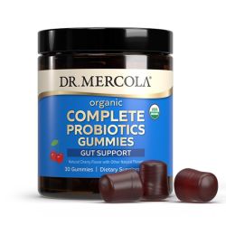 Dr. Mercola Organic Complete Probiotics Cherry Gummies 30