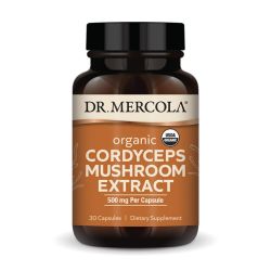 Dr. Mercola Organic Cordyceps Mushroom Extract Capsules 30